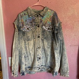 BRAND NEW SPARKLE JEAN JACKET